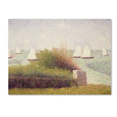 Trademark Fine Art Georges Pierre Seurat 'La Rade de Grandcamp' Canvas Art, 24x32 BL01549-C2432GG